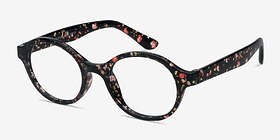 Little Plato Fleuries Plastique Montures de lunettes de vue d'EyeBuyDirect, Vue d'Angle