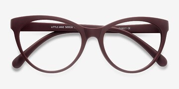 Rouge Little Jane -  Plastique Lunettes de vue