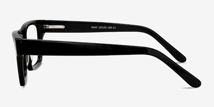 Mike Noir Acétate Montures de lunettes de vue d'EyeBuyDirect