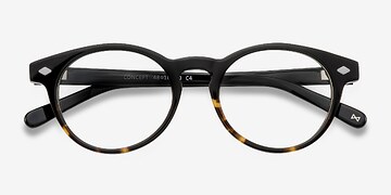 Jet Amber Concept -  Vintage Acétate Lunettes de vue