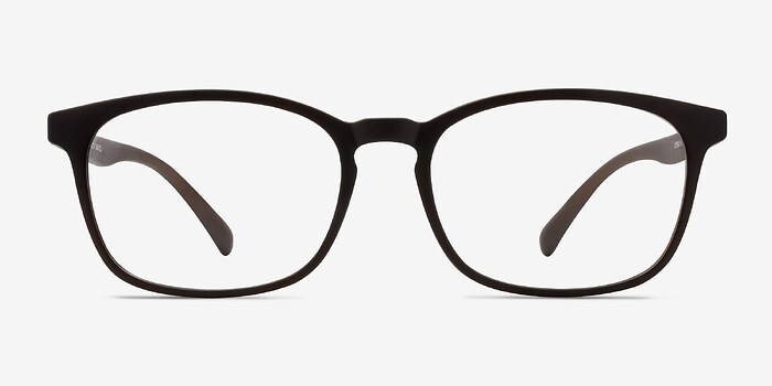 Forest Matte Brown Plastique Montures de lunettes de vue d'EyeBuyDirect