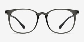 Cheer Matte Ash Plastique Montures de lunettes de vue d'EyeBuyDirect, Vue de Face