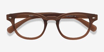 Matte Brown Atomic -  Plastique Lunettes de vue