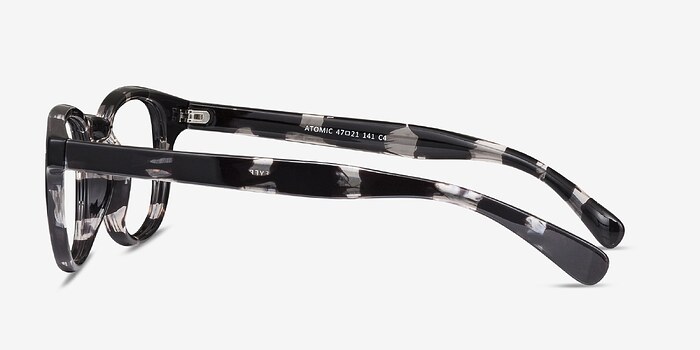 Atomic Gray Floral Plastique Montures de lunettes de vue d'EyeBuyDirect