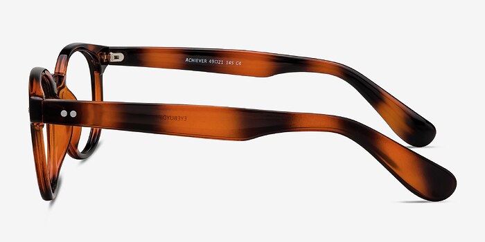 Achiever Brun Plastique Montures de lunettes de vue d'EyeBuyDirect