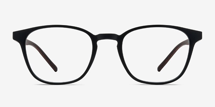 Saunter Matte Black Plastique Montures de lunettes de vue d'EyeBuyDirect