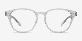 Lucid Transparent Acétate Montures de lunettes de vue d'EyeBuyDirect, Vue de Face