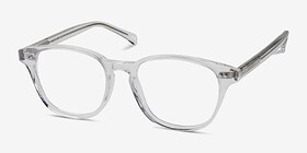 Lucid Transparent Acétate Montures de lunettes de vue d'EyeBuyDirect, Vue d'Angle
