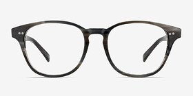 Lucid London Fog Acétate Montures de lunettes de vue d'EyeBuyDirect, Vue de Face