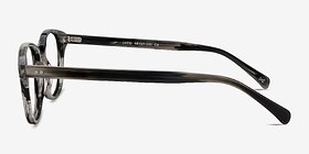Lucid London Fog Acétate Montures de lunettes de vue d'EyeBuyDirect, Vue de Côté