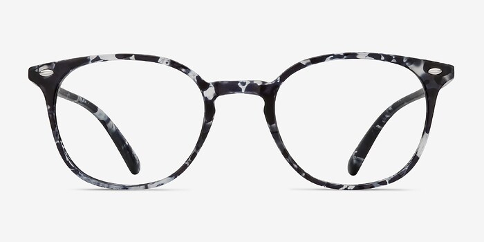 Hubris Black Floral Plastique Montures de lunettes de vue d'EyeBuyDirect