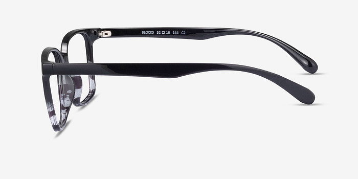 Blocks Black Clear Plastique Montures de lunettes de vue d'EyeBuyDirect