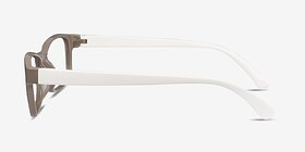 Danny Brun Plastique Montures de lunettes de vue d'EyeBuyDirect, Vue de Côté