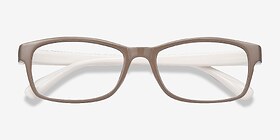 Danny Brun Plastique Montures de lunettes de vue d'EyeBuyDirect, Vue Rapprochée