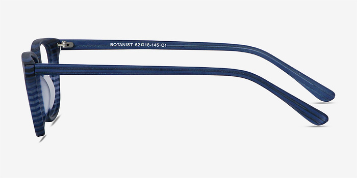 Botanist Navy Striped Acétate Montures de lunettes de vue d'EyeBuyDirect