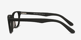 Little Bristol Noir Acétate Montures de lunettes de vue d'EyeBuyDirect, Vue de Côté