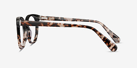 Rialto Black Tortoise Acétate Montures de lunettes de vue d'EyeBuyDirect, Vue de Côté