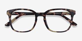 Tower Écailles Acétate Montures de lunettes de vue d'EyeBuyDirect, Vue Rapprochée