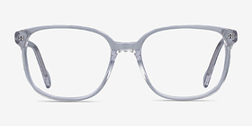 Joanne Transparent Acétate Montures de lunettes de vue d'EyeBuyDirect, Vue de Face