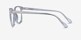 Joanne Transparent Acétate Montures de lunettes de vue d'EyeBuyDirect, Vue de Côté