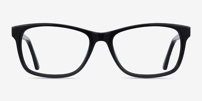 Annett Noir Acétate Montures de lunettes de vue d'EyeBuyDirect