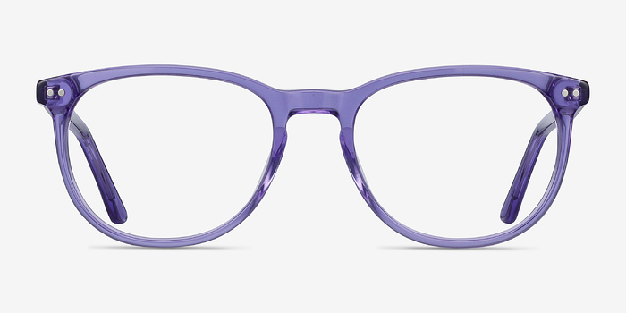 Cherbourg Violet Acétate Montures de lunettes de vue d'EyeBuyDirect