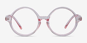 Little Years Rose Plastique Montures de lunettes de vue d'EyeBuyDirect, Vue de Face