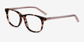 Steps Écailles Acétate Montures de lunettes de vue d'EyeBuyDirect, Vue d'Angle