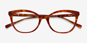 Sigilo Écailles Acétate Montures de lunettes de vue d'EyeBuyDirect, Vue Rapprochée