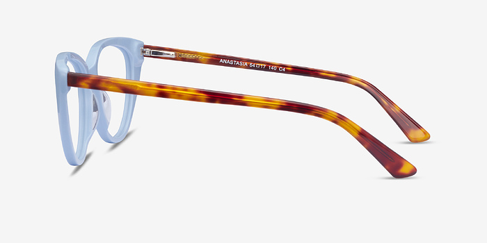 Anastasia Baby Blue & Tortoise Acétate Montures de lunettes de vue d'EyeBuyDirect
