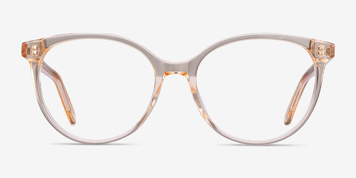 Nala Clear Melon Acétate Montures de lunettes de vue d'EyeBuyDirect