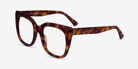 Unique Écailles Acétate Montures de lunettes de vue d'EyeBuyDirect, Vue d'Angle