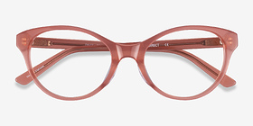 Dilly Rose Acétate Montures de lunettes de vue d'EyeBuyDirect, Vue Rapprochée