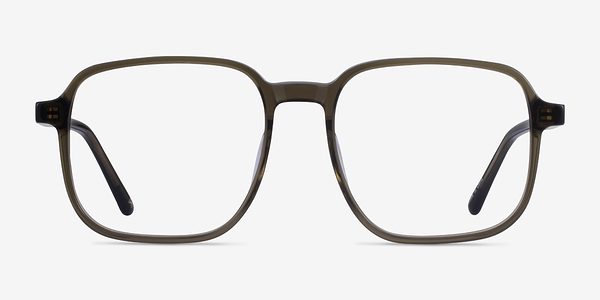 Ozone Clear Dark Green Éco-responsable Montures de lunettes de vue