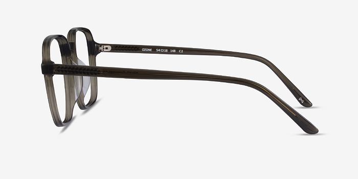 Ozone Clear Dark Green Éco-responsable Montures de lunettes de vue d'EyeBuyDirect