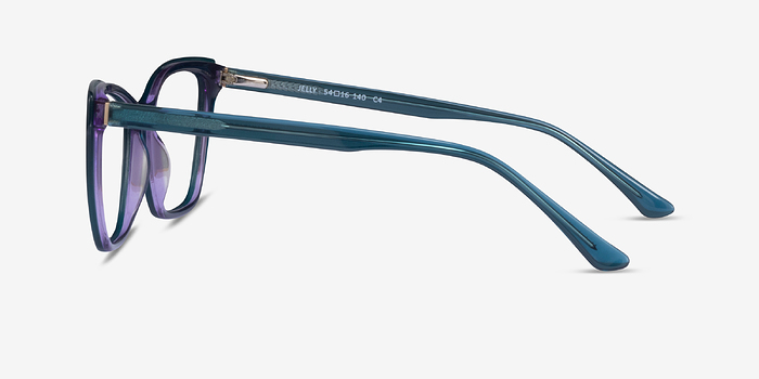 Jelly Teal Purple Acétate Montures de lunettes de vue d'EyeBuyDirect