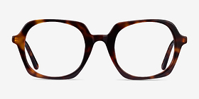 Faubourg Écailles Acétate Montures de lunettes de vue d'EyeBuyDirect, Vue de Face