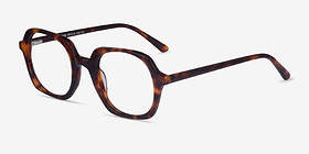 Faubourg Écailles Acétate Montures de lunettes de vue d'EyeBuyDirect, Vue d'Angle