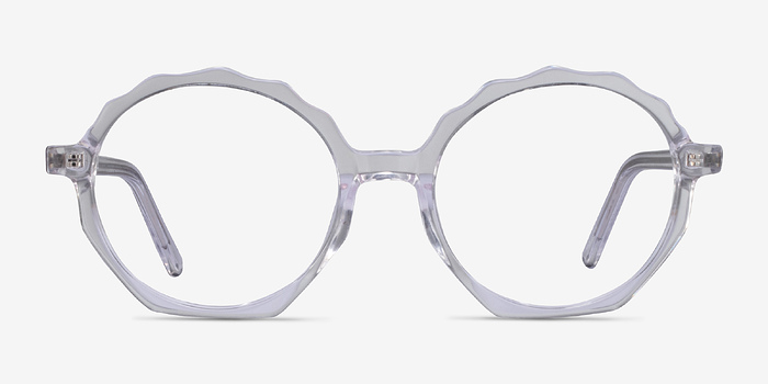 Anemone Transparent Acétate Montures de lunettes de vue d'EyeBuyDirect
