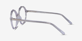 Anemone Transparent Acétate Montures de lunettes de vue d'EyeBuyDirect, Vue de Côté