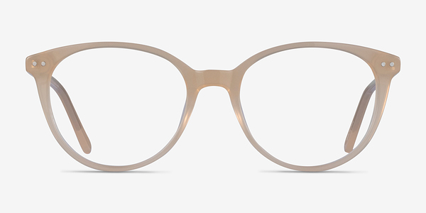 Leonia Jaune pâle Acétate Montures de lunettes de vue