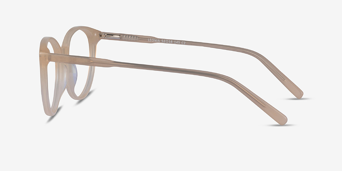 Leonia Jaune pâle Acétate Montures de lunettes de vue d'EyeBuyDirect