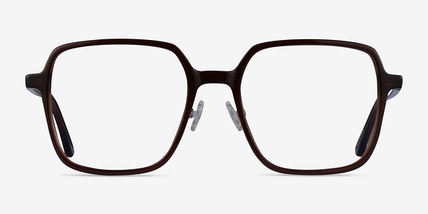 Modern Marron foncé Acétate Montures de lunettes de vue