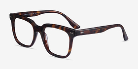 Ursus Écailles Acétate Montures de lunettes de vue d'EyeBuyDirect, Vue d'Angle