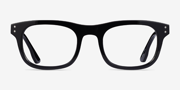 Smoky Noir Acétate Montures de lunettes de vue d'EyeBuyDirect