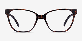 Almond Écailles Plastique Montures de lunettes de vue d'EyeBuyDirect, Vue de Face