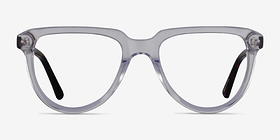 Hardin Clear Tortoise Acétate Montures de lunettes de vue d'EyeBuyDirect, Vue de Face
