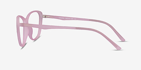 Orbital Matte Purple Plastique Montures de lunettes de vue d'EyeBuyDirect, Vue de Côté