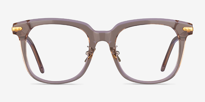 Hadley Champagne Gold Métal Montures de lunettes de vue d'EyeBuyDirect