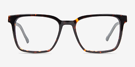 Mod Tortoise Gray Carbon-fiber Montures de lunettes de vue d'EyeBuyDirect, Vue de Face